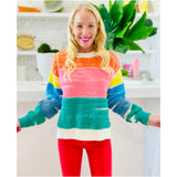 Terrycloth Stripe Malibu Sweater