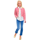 Pink Red Stripe Knit Janna Skirt & Jacket (sold separately)