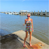 Ruffle Trim Cotton Key West Short Set (sold together)