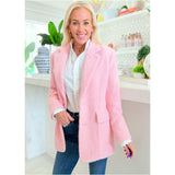 Pink Subtly Fuzzy Phipps Jacket