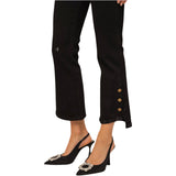 Black Gold Button High Waisted Frenchy Jeans