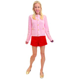 Wool Blend Pinky Cardigan Jacket