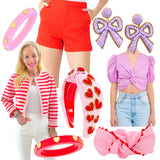 Pink & Red Knit Sutton Jacket