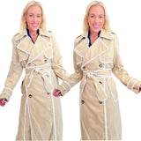 Ric Rac Trim Khaki Irina Trench Coat