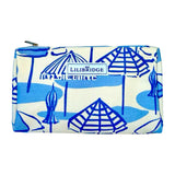 Water Resistant Boat/Travel & Cosmetic Bag in Blue Umbrella (sold separately)