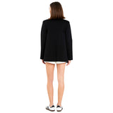 Black Soft TERRY Blake Blazer