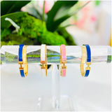 Enameled Cuff Bracelets