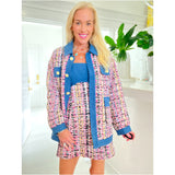 Multicolor Tweed Harrison Dress & Jacket (sold separately)