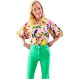 Bright Green Twill Belva Jeans