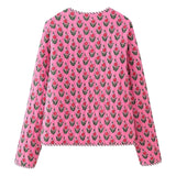 Pink Red & Green Holly Jacket