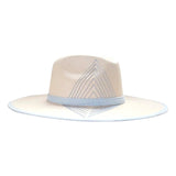 Handmade Embroidered Suede Wide Brim Rancher Hat