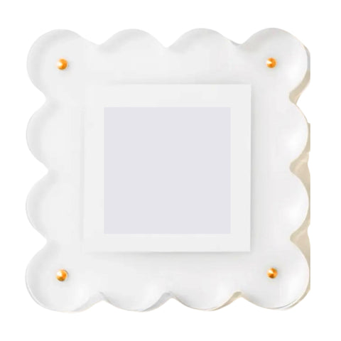 Scalloped Acrylic Magnetic Frames