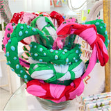 Handmade Candy Hued Canvas Headbands