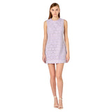 Lilac Crochet Embroidered Shell Whitney Dress