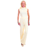 Ivory Cable Knit Valentina Top & Pants (sold separately)