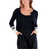 Black & Ivory Knit Lucianna Dress & Cardigan Jacket (sold separately)