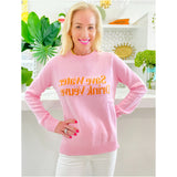 Hand Knitted Save h20 Drink Veuve Sweater