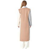 Ivory Camel & Grey Full Length Arabella Jacket