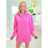 Bubblegum Pink Super Soft Scuba Shorts & Top (sold separately)