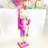 6” Happy Unicorn Nutcracker Ornaments