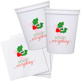 Merry Everything Cups & Napkins