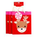 Pink Holiday Gift Bag Sets