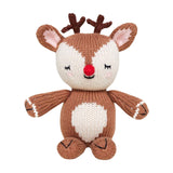 Handmade Knit Baby Reindeer Lovies