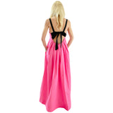 Pink & Black Bow Back Marilyn Monroe Dress