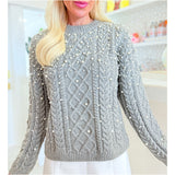 Wool Blend Miss Pearl Sweater