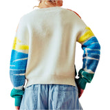 Terrycloth Stripe Malibu Sweater