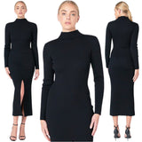 Black Knit Millina Dress