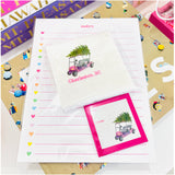 Charleston Napkins, Hearts Notepad & Gift Tag Stickers