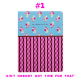 Funny Stitched Soft Sided Notebook