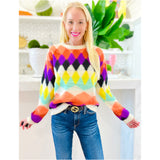 Soft Knit Harlequin Sweater