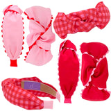 Handmade Pink & Red Headbands