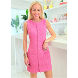 Pink Tweed Carter Dress