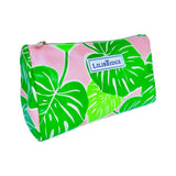 Water Resistant Boat/Travel & Cosmetic Bag in Pink Palm (sold separately)