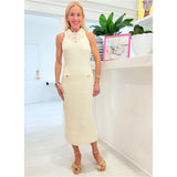 Ivory Knit Helmsley Dress