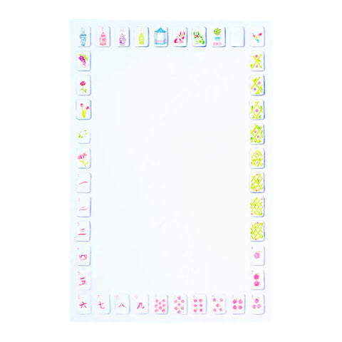 Mahjong Reusable Cup Set & Matching Notepad