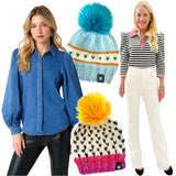 Denim Puff Sleeve Melkie Top