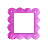 Scalloped Acrylic Magnetic Frames