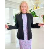 Black Tailored Anais Blazer w/ Optional Belt Sash