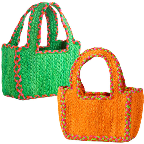 Handmade Jute Mini Tote Bags