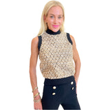 Metallic Tweed Divan Top (or Vest)