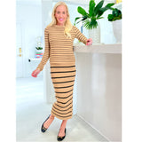 Tan & Black Knit Pilson Skirt & Top (sold separately)