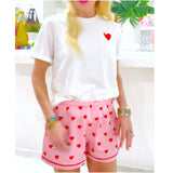 Embroidered Heart Tee