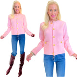 Wool Blend Pinky Cardigan Jacket