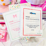 Kids Fill In the Blank Thank You Notecard Sets