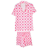 Light Pink & Hot Pink Heart Pajamas