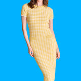 Yellow Knit Mara Dress